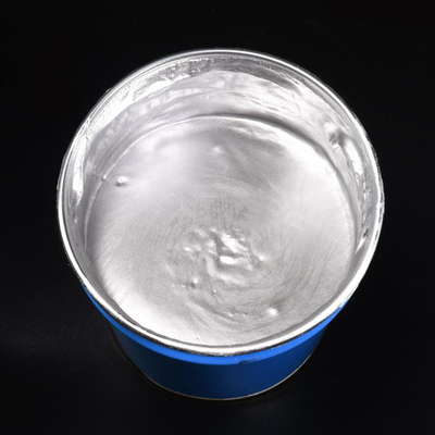 Bon arrangement argenté effet électroplaté/effet Mirro Résine solide Bon lustre