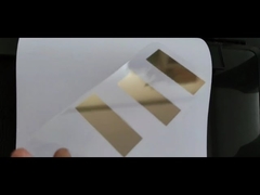 Sérigraphie miroir encre chromée encre dorée pour verre et plastique